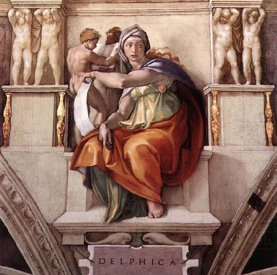 The Delphic Sibyl, Michelangelo Buonarroti